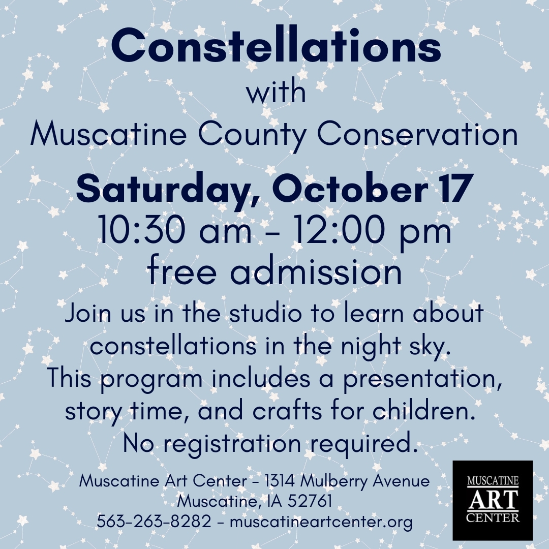 FREE FAMILY EVENT - Constellations with Muscatine County Conservation - Saturday, October 17, 2026 Image