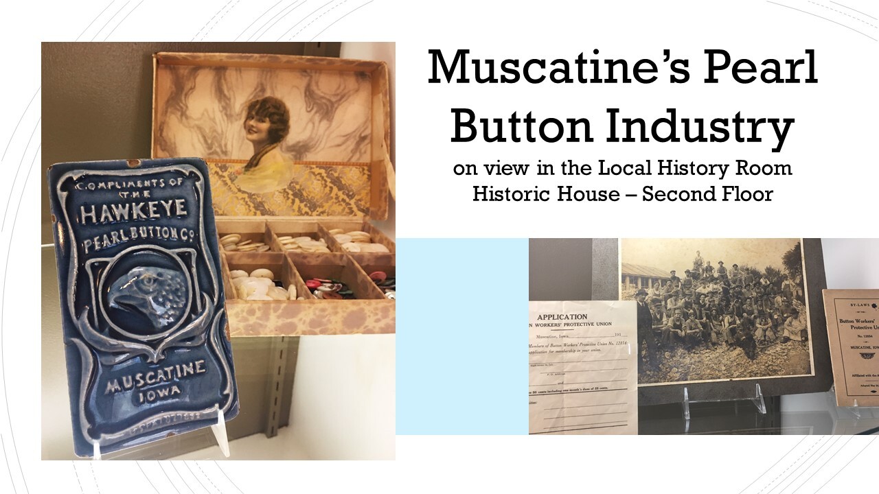 Muscatine's Pearl Button Button Industry Image
