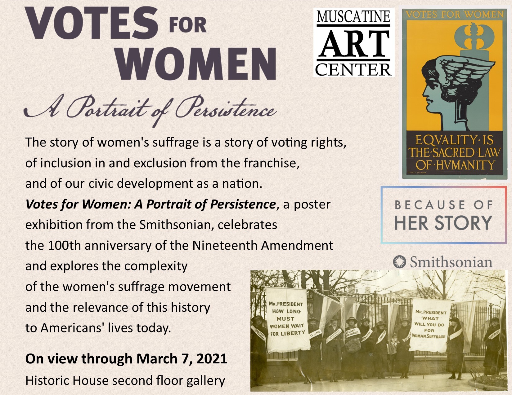 Votes for Women: A Portrait of Persistence Image