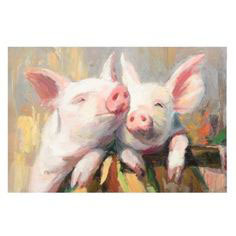 Red Barn Studio with Vada Baker- Lovely Little Piggies Watercolor February 7 Image