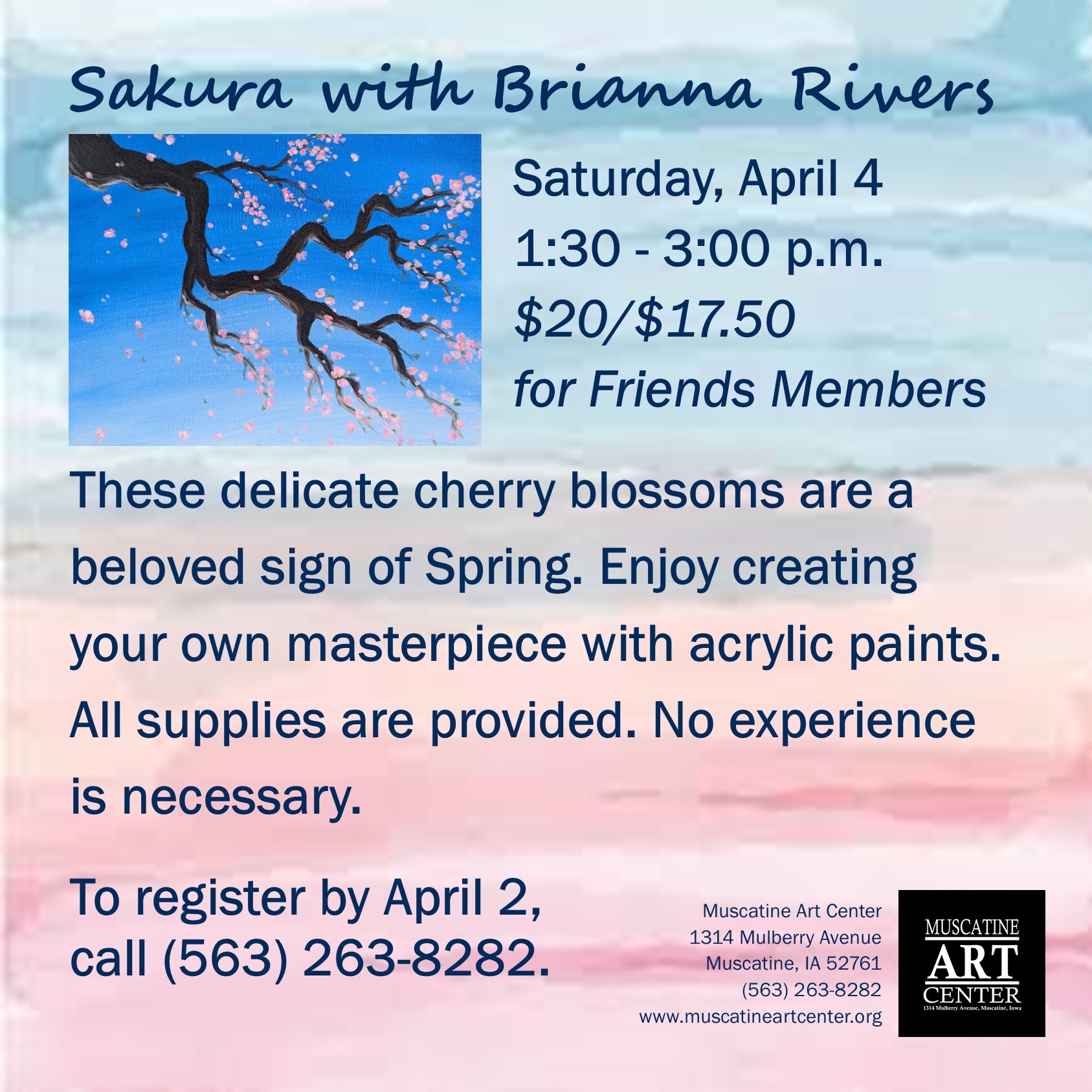 Adult Studio: Sakura with Brianna Rivers Image