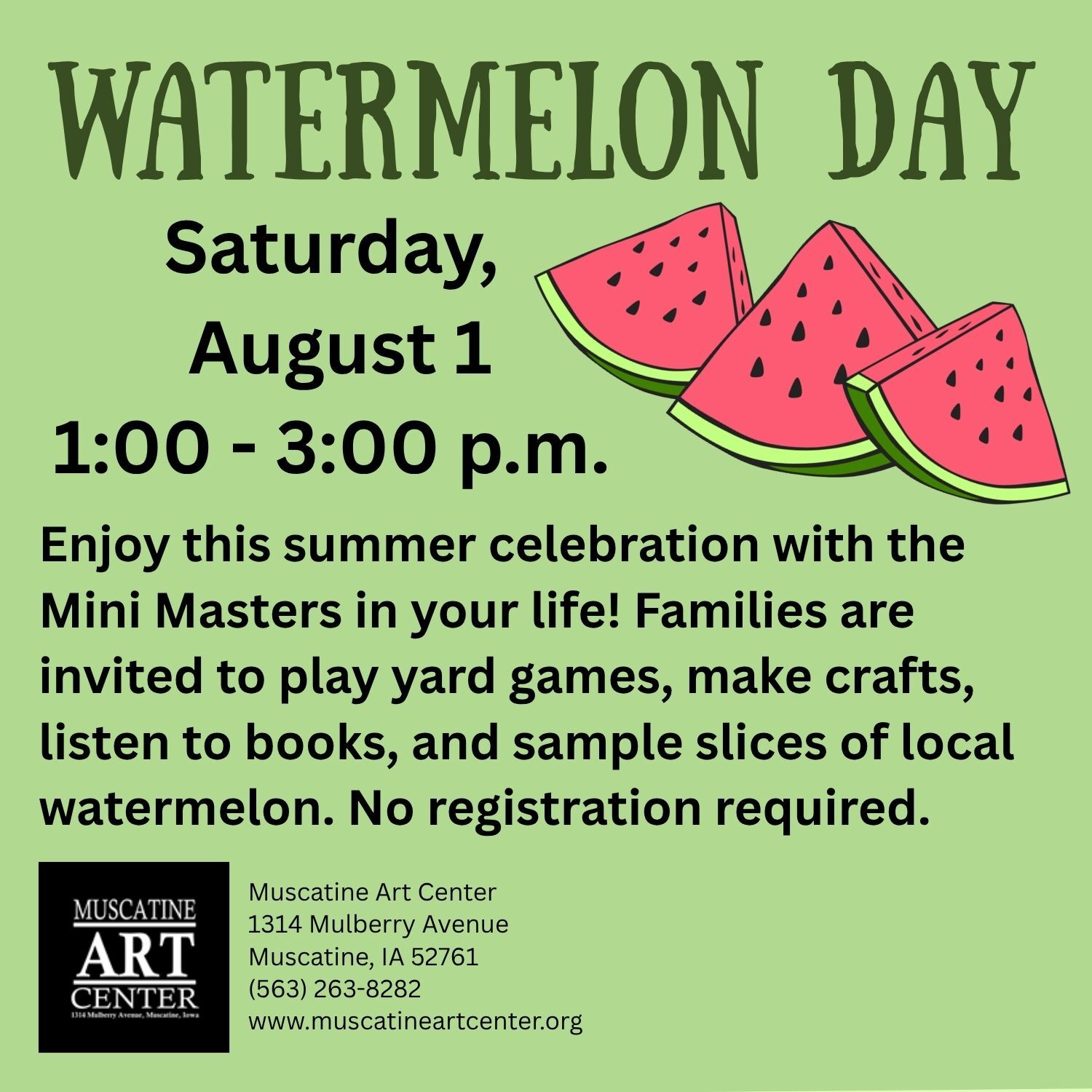 Mini Masters Watermelon Day - Saturday, August 1, 2026 Image