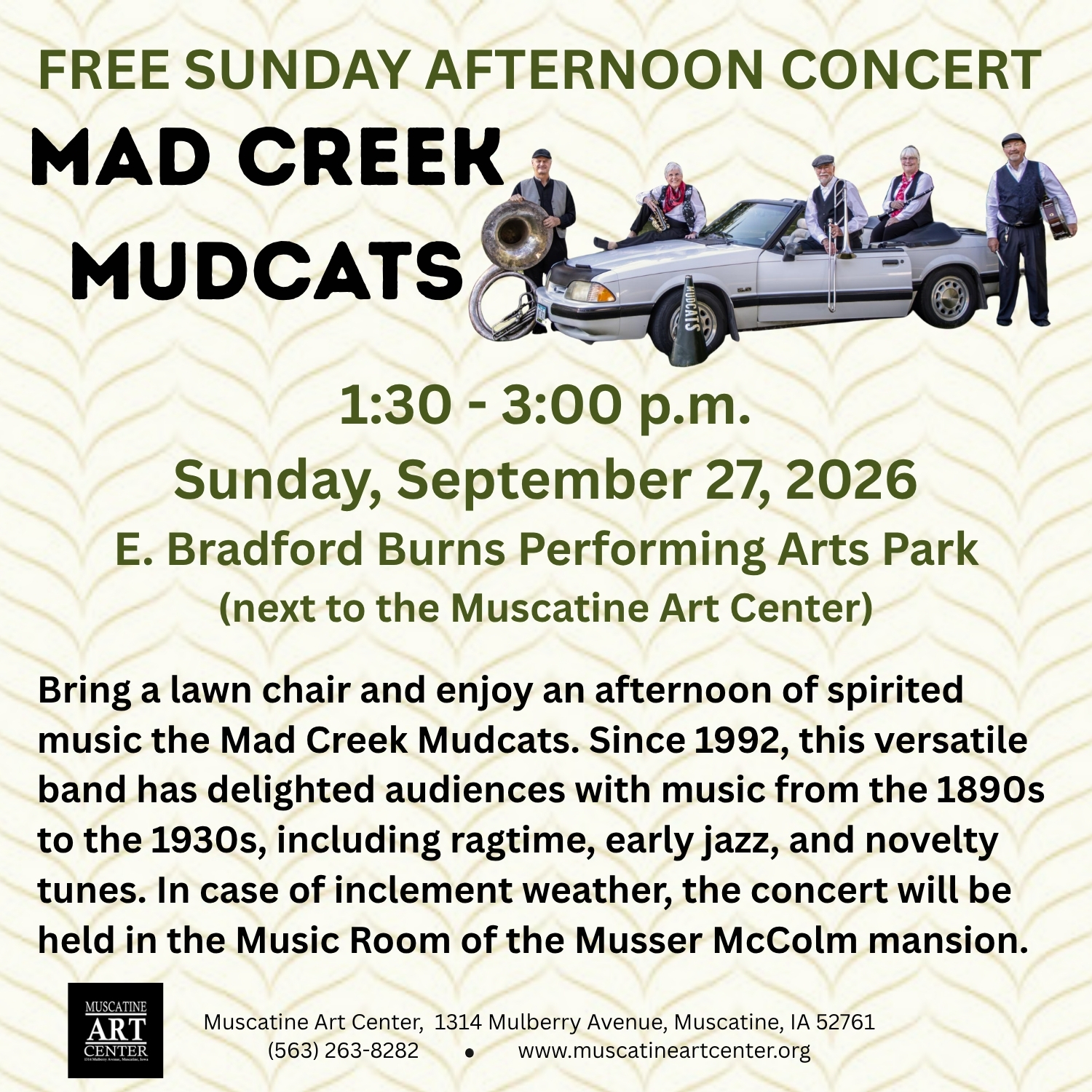 Mad Creek Mudcats Performance - Sunday, September 27 Image