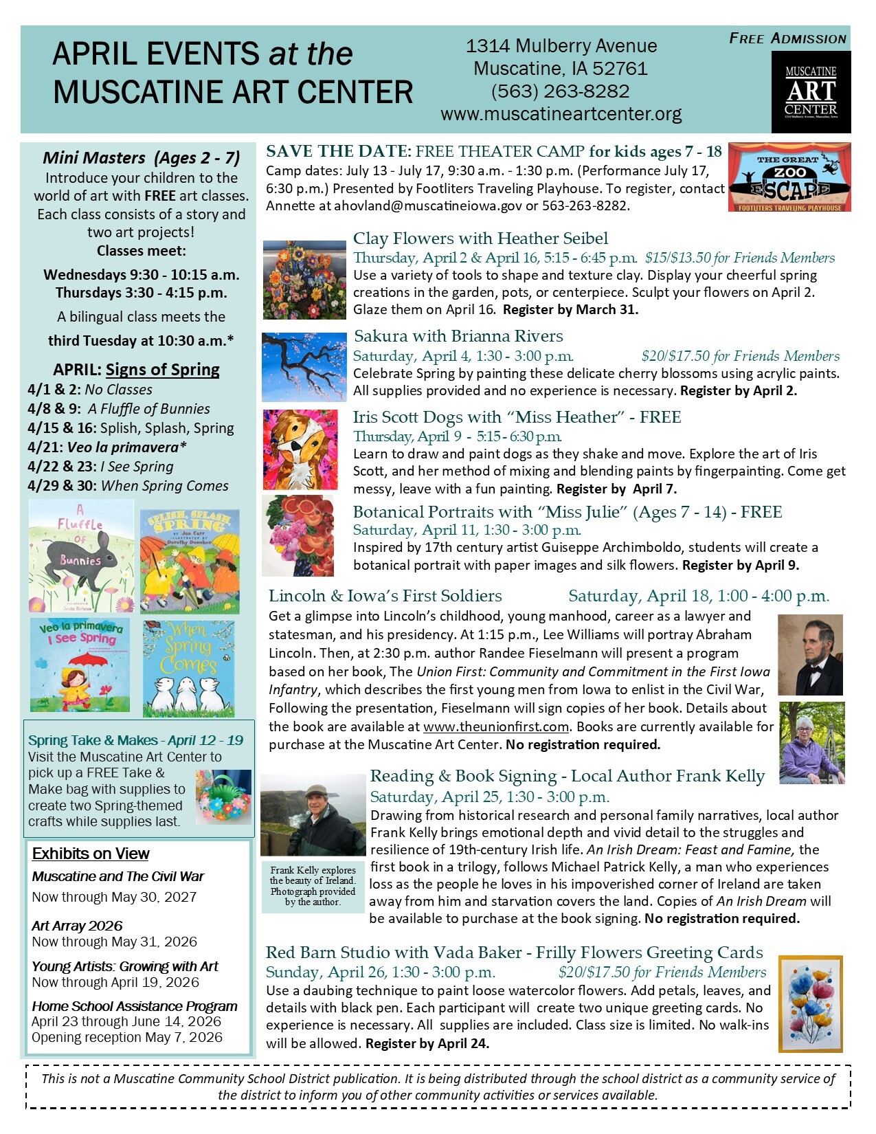 APRIL EVENTS Image