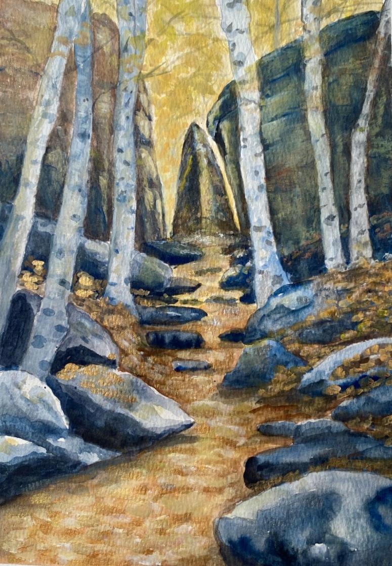 Red Barn Studio with Vada Baker- Wildcat Den State Park - June 14 - Recommended for Intermediate and Advanced Painters Image