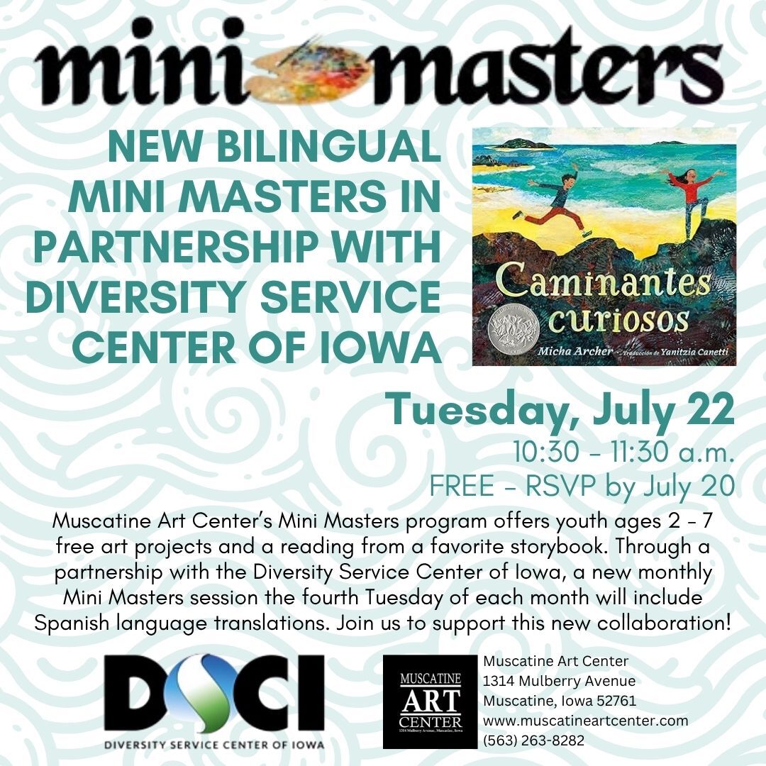 Bilingual Mini Masters Fourth Tuesdays July 22 at 10:30 a.m. Image