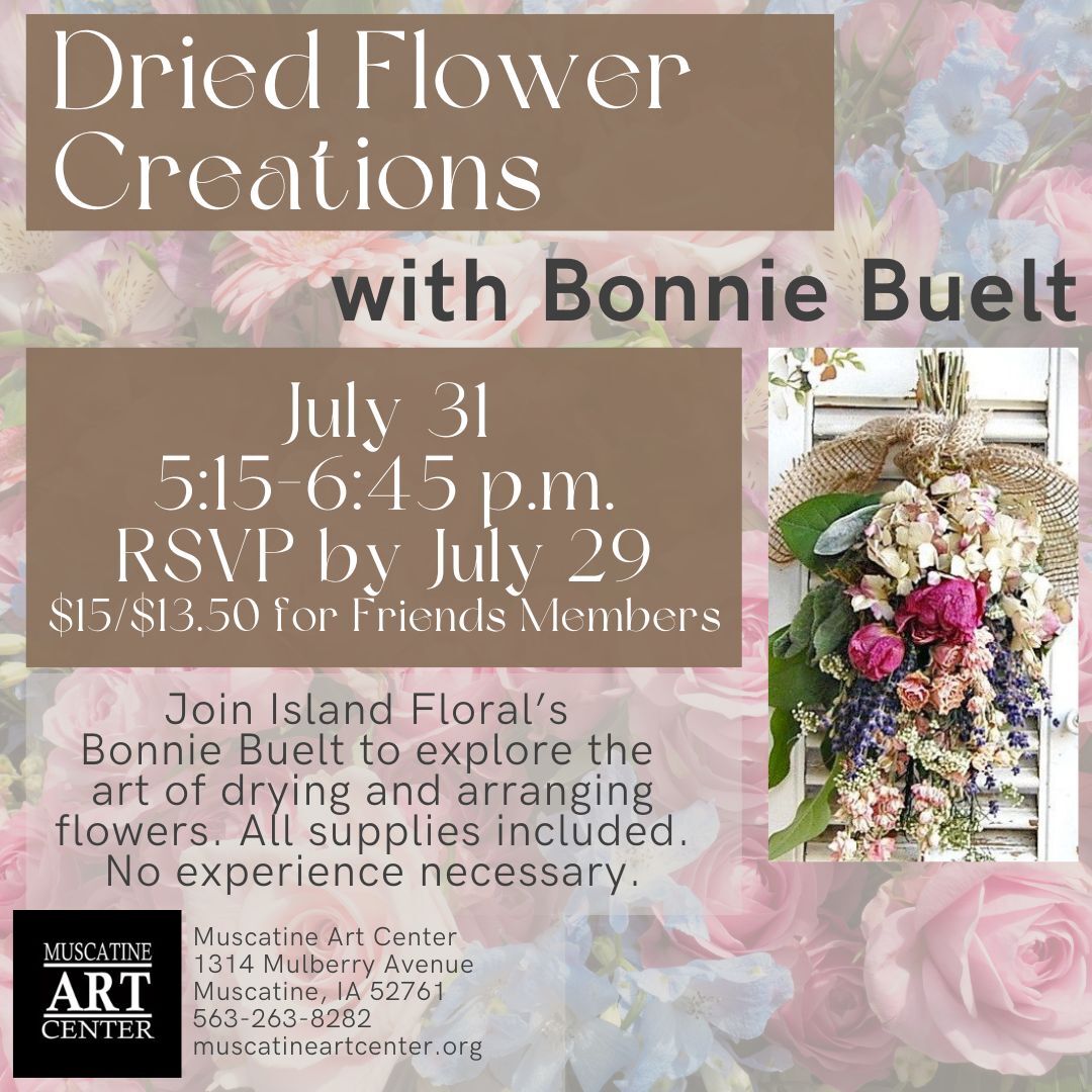 Dried Flower Creations with Bonnie Buelt - July 31 Image
