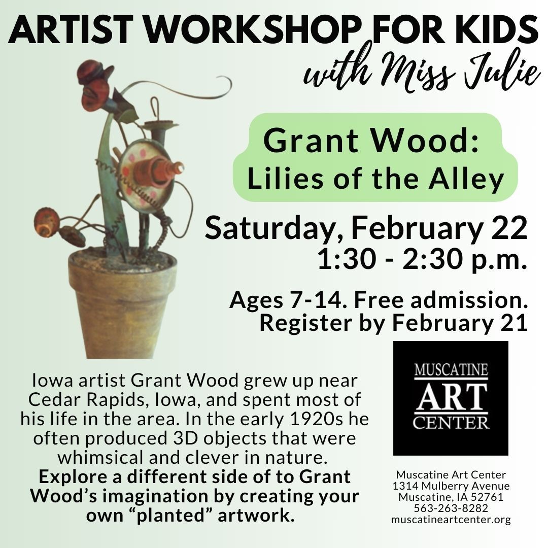 Artist Workshops for Kids with Miss Julie - &ldquo;Lilies of the Alley 