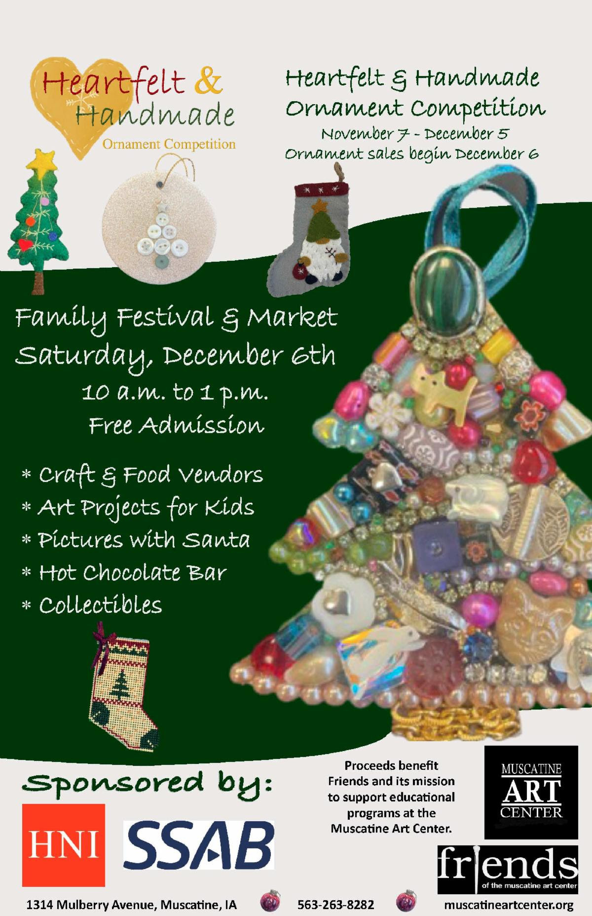Heartfelt and Handmade Family Festival & Market - December 6 Image