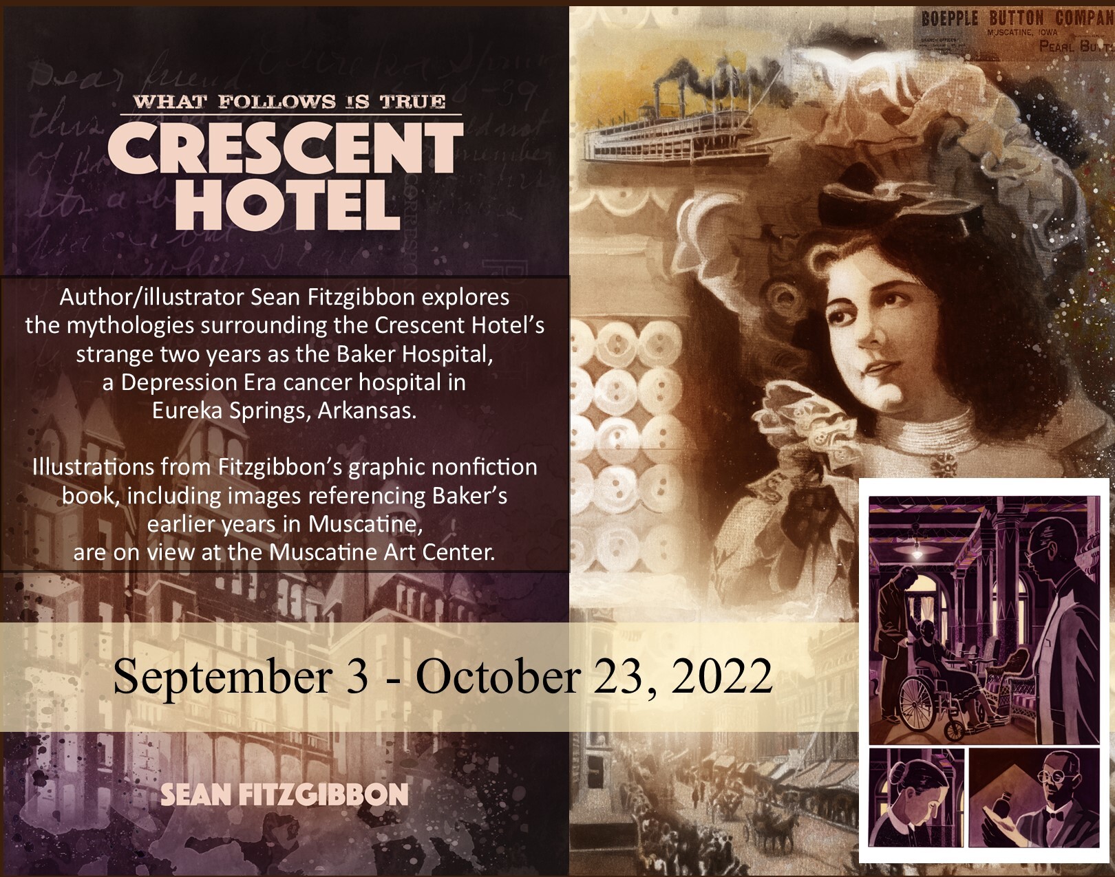 Book Signing: "What Follows is True: Crescent Hotel" by Sean Fitzgibbon - October 23 Image