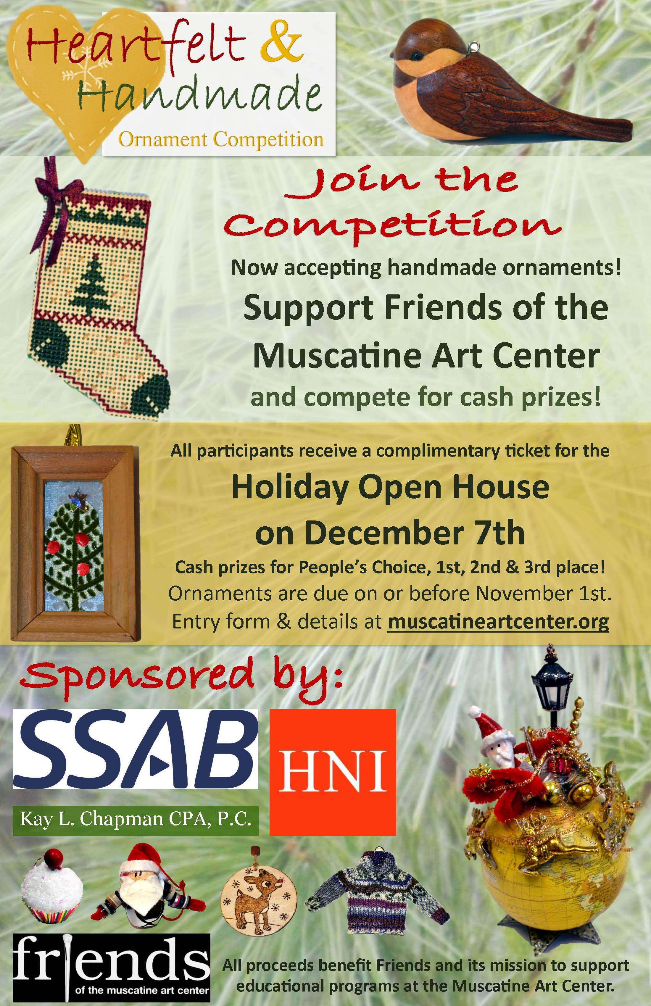 Heartfelt & Handmade Ornament Competition Image