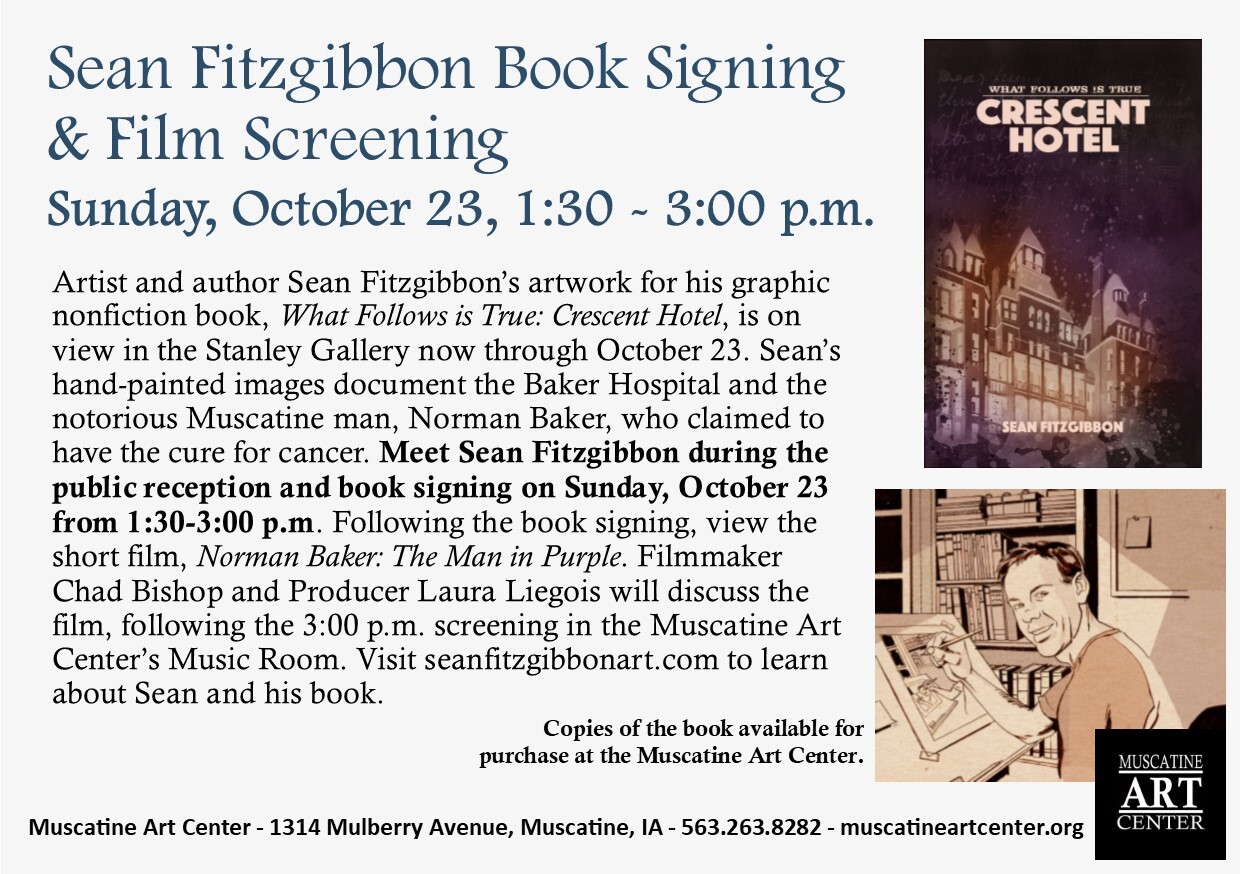 Book Signing: "What Follows is True: Crescent Hotel" by Sean Fitzgibbon - October 23 Image