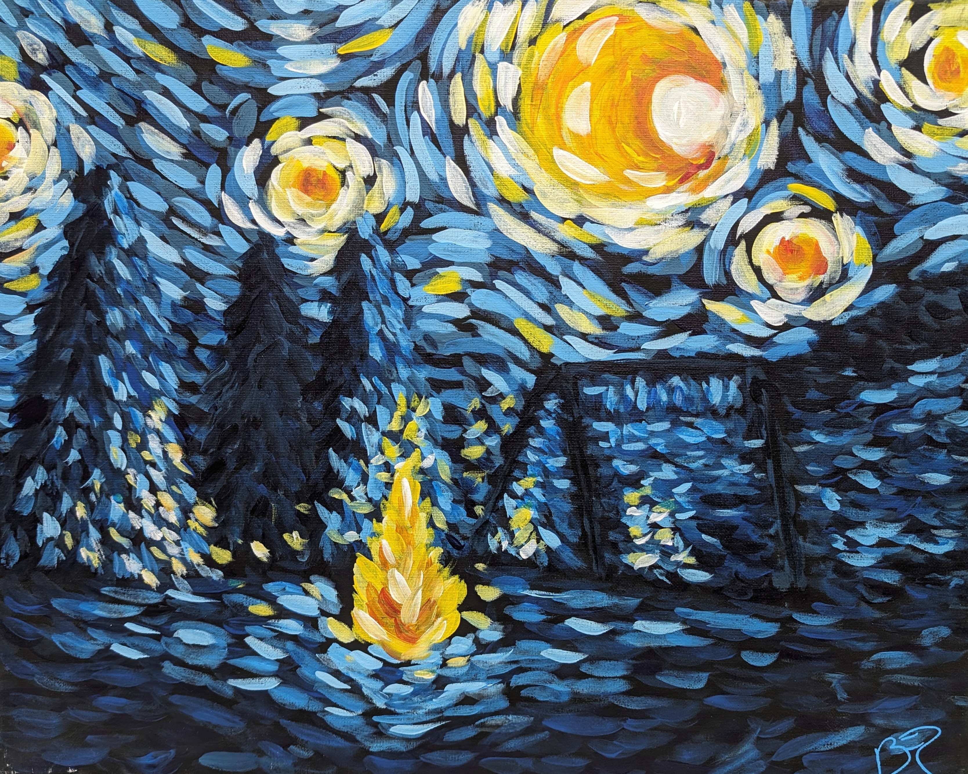 Adult Studio: Starry Night Campsite with Brianna Rivers, Thursday, September 10, 2026 Image