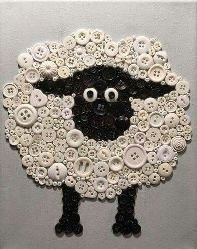 Red Barn Studio with Vada Baker - Button Lamb Collage Image