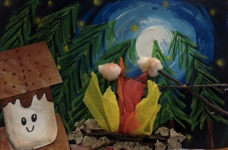 Visiting Artist Summer Workshops for Kids- Camping Themed Workshop, July 14-16 Image