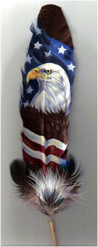 Red Barn Studio with Vada Baker - Eagle Feather Painting - June 12 Image