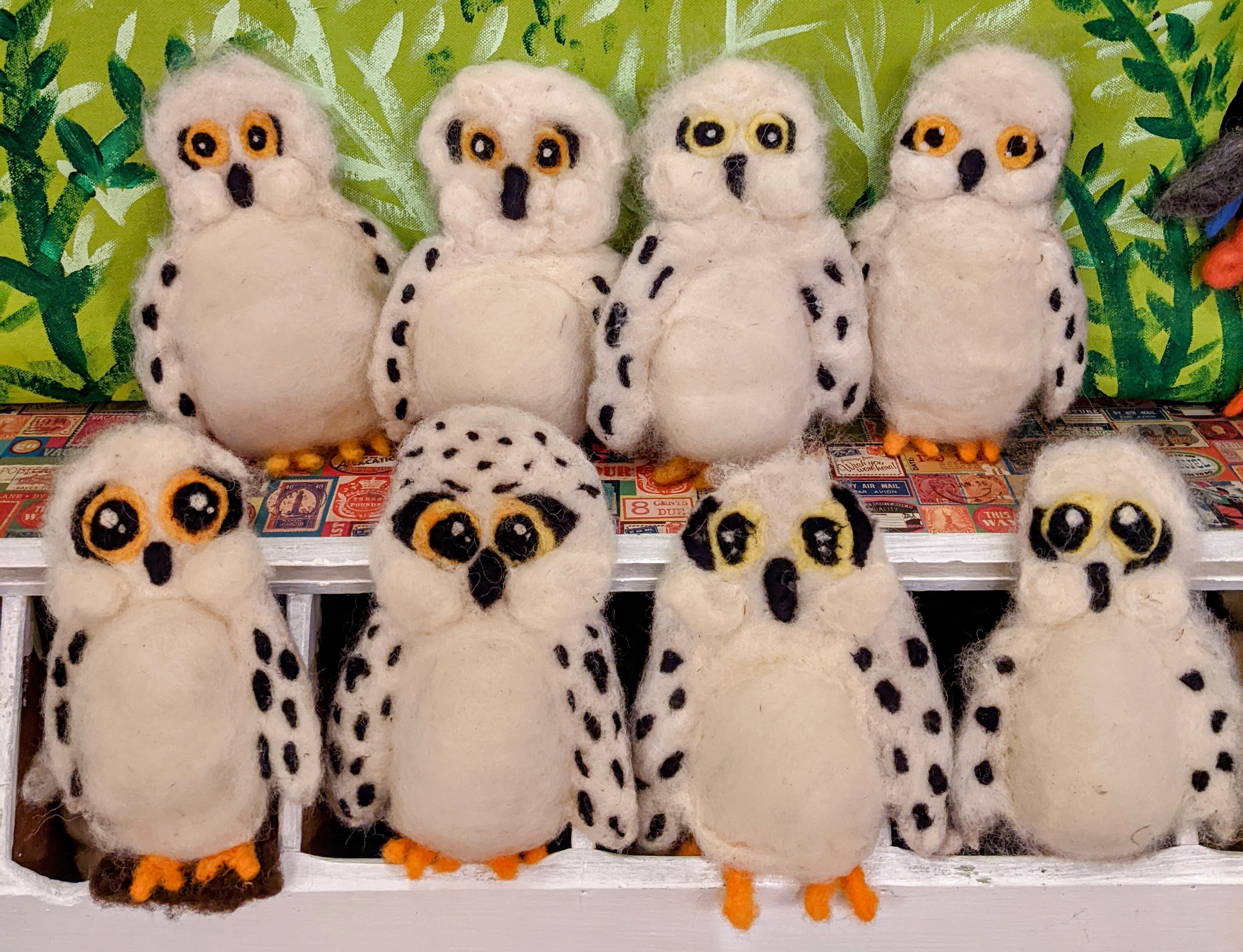 Needle Felted Owls at Silver Bell Hallow Alpaca Farm- September 10 Image