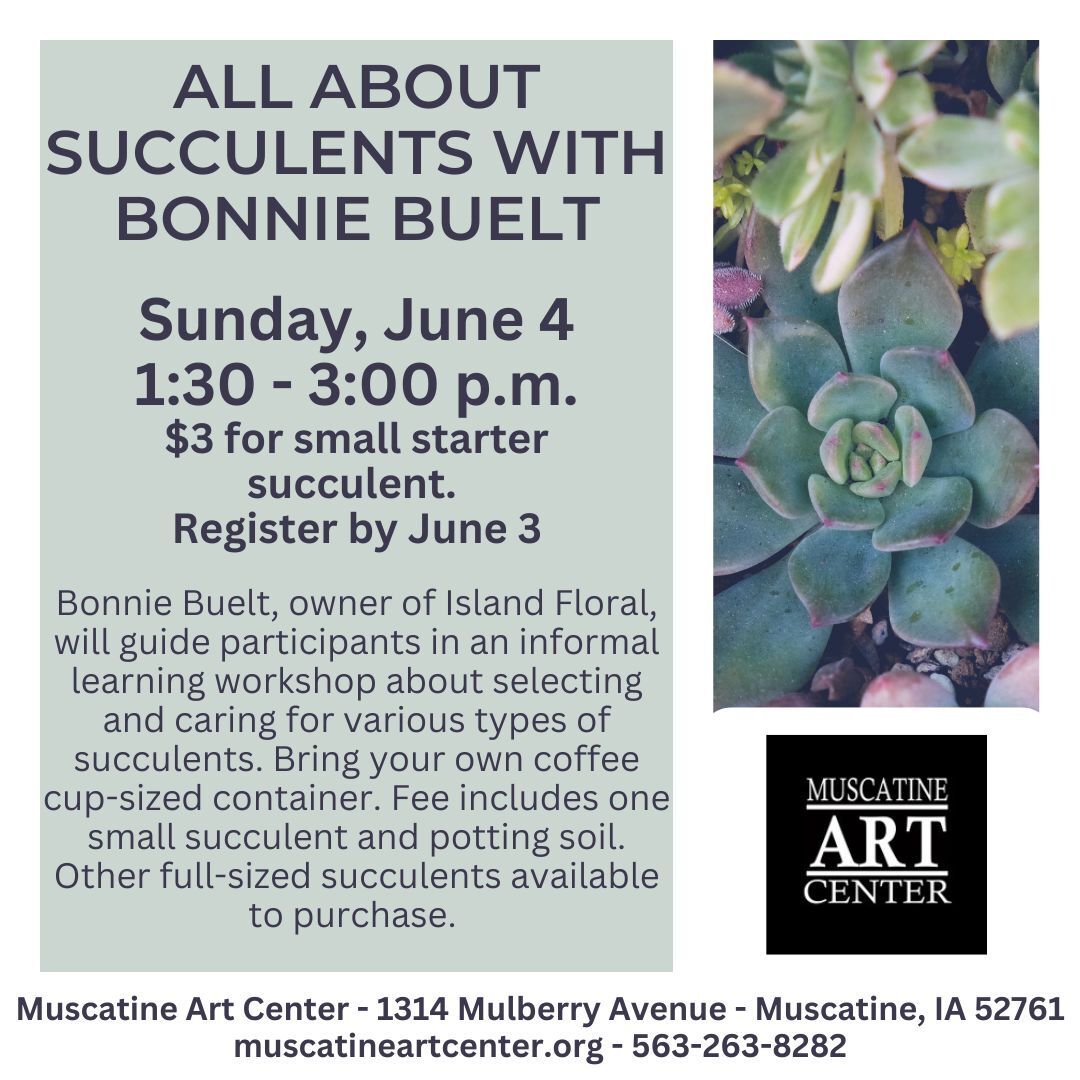 All About Succulents with Bonnie Buelt - June 4 Image