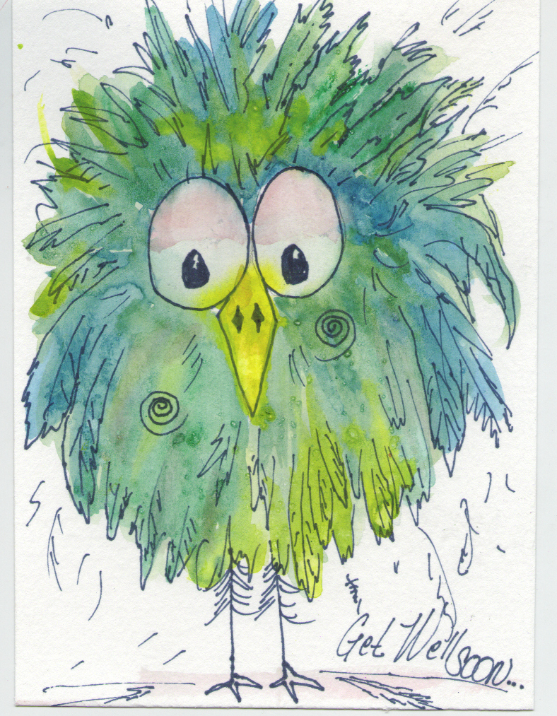 Red Barn Studio with Vada Baker - Whimsical Animal Watercolor Notecard- September 11 Image